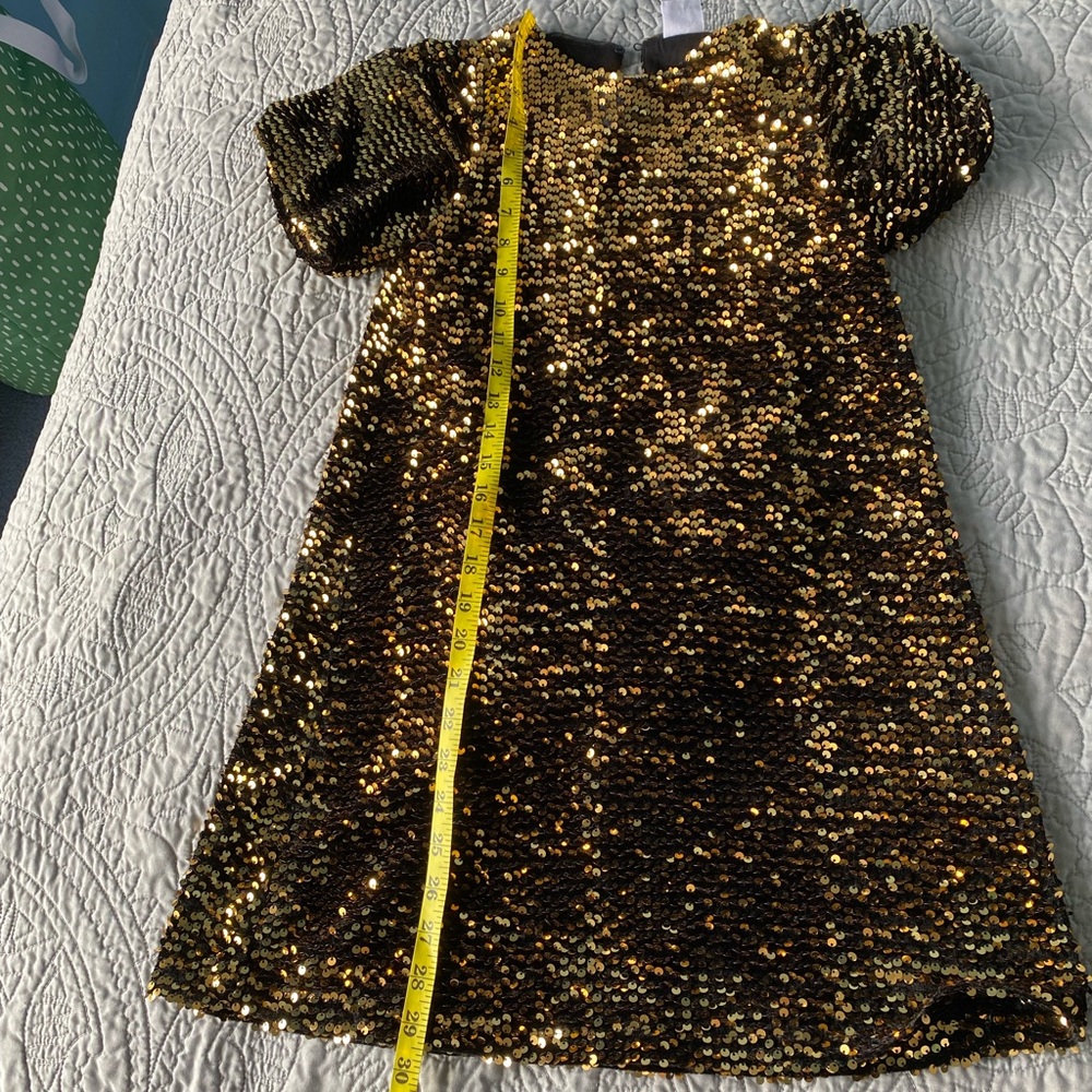 Sequin Zara Dress (Black/Gold)